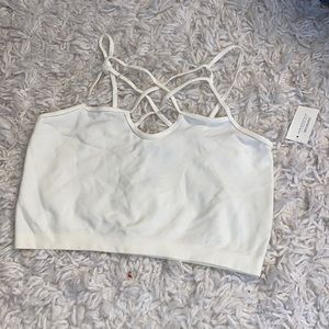 Brand New! Criss-Cross Cropped Tank